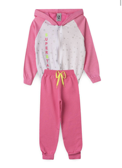 CONJUNTO MOLETOM MENINA SUPERSTAR ROSA na internet