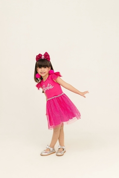 Fantasia vestido luxo festa Barbie - Flor e Liz Boutique
