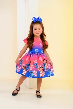 Vestido + laço de cabelo Lilo & stitch - comprar online