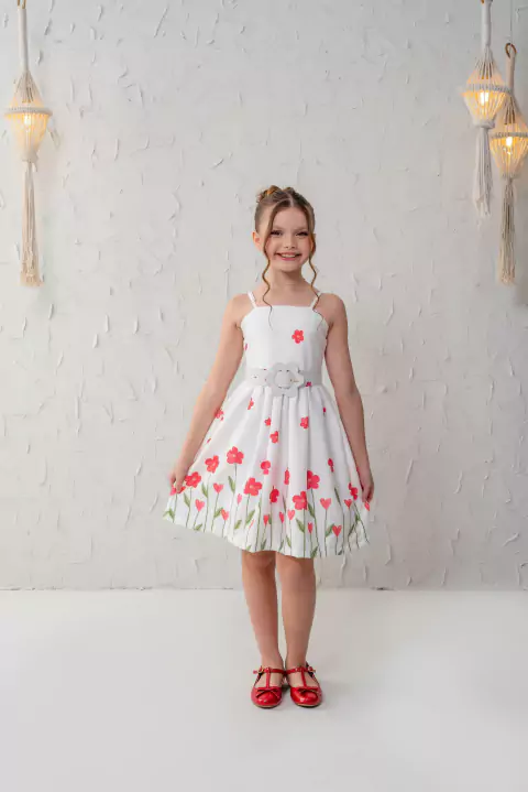 Vestido luxo + cinto roupa