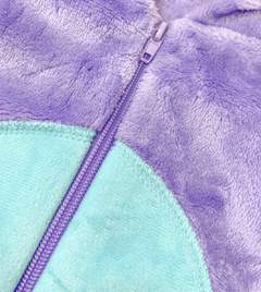 Macacão Bebê fleece Pelinho Unicórnio - Flor e Liz Boutique