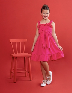 Vestido laço Bia Rosa pink Barbie - comprar online