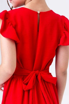 Imagem do Vestido infantil vermelho Natal
