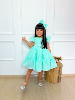 Imagem do Vestido infantil Laise verde