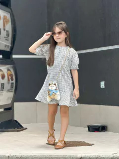 Vestido TWEED + Bolsa na internet