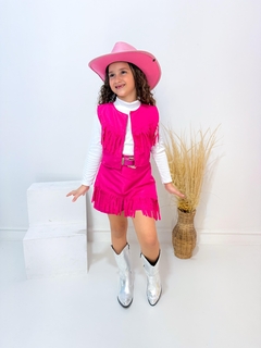 Conjunto infantil 3 peças Boiadeira Country - Flor e Liz Boutique