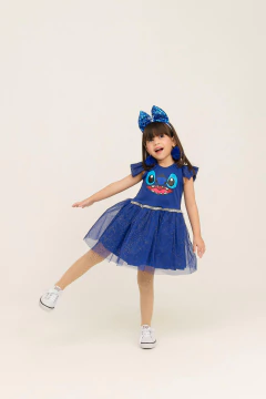 Fantasia Vestido Lilo e Stitch azul na internet