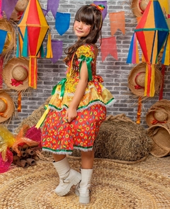 Vestido infantil festa junina - comprar online