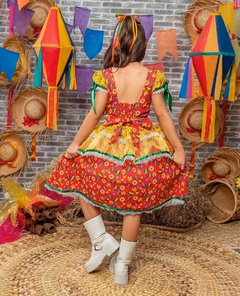 Vestido infantil festa junina - Flor e Liz Boutique