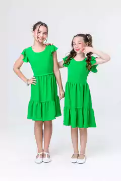 Vestido verão infantil Verde na internet