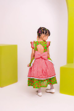 Vestido infantil Luxo festa junina - comprar online
