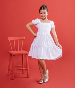 Vestido Bia branco ano novo