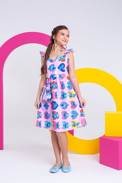 Vestido infantil + bolsinha Lilo e Stitch - comprar online