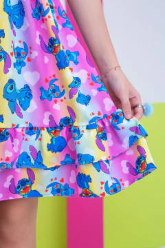 Vestido infantil Lilo e stitch - loja online
