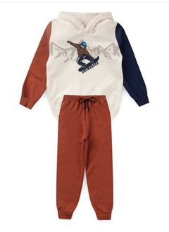 Conjunto Infantil Moletom menino Snowboard - comprar online