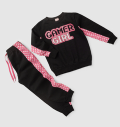 Conjunto Moletom Infantil Gamer Girl na internet