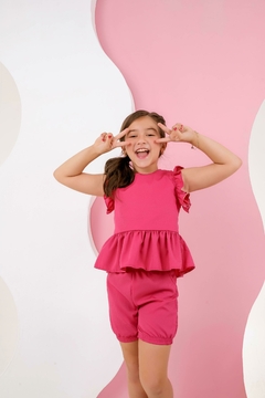 Conjunto infantil rosa - Flor e Liz Boutique