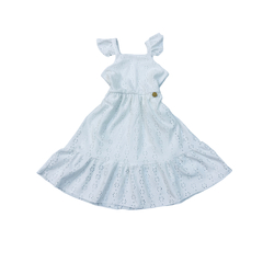 Vestido laise infantil natal ano novo - Flor e Liz Boutique