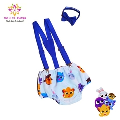 Conjunto Smash the cake menino Bolofofos