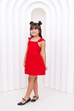 Vestido infantil Laise amarração - comprar online
