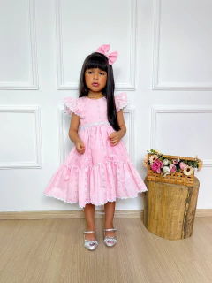 Vestido infantil Laise rosa