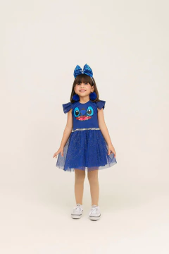 Imagem do Fantasia Vestido Lilo e Stitch azul