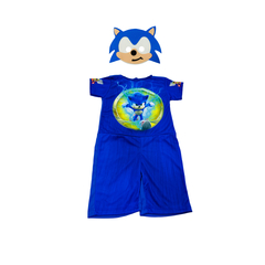 Fantasia infantil menino Sonic - comprar online