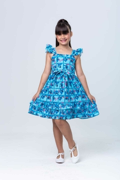 Vestido infantil Lilo e Stitch