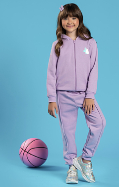 Conjunto Moletom Infantil Unicórnio Holográfico - comprar online