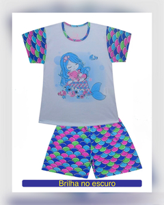 Pijama infantil brilha no escuro - comprar online