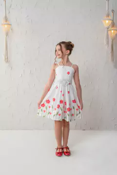 Vestido luxo + cinto roupa - loja online