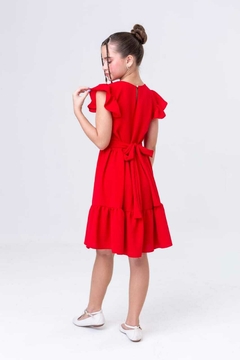 Vestido infantil vermelho Natal na internet