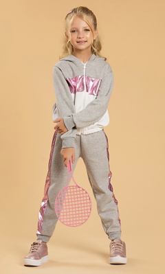 CONJUNTO MOLETOM INFANTIL FASHIONISTA