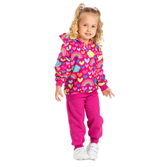 Conjunto moletom infantil menina Collor colorido