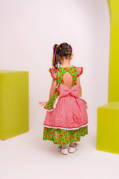 Vestido infantil Luxo festa junina - loja online