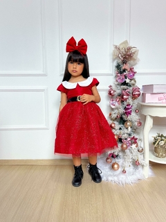 Vestido Fantasia Natal Mamãe Noel - Flor e Liz Boutique