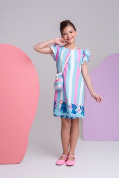 Vestido infantil + bolsinha Lilo e Stitch - comprar online