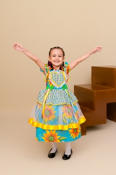 Vestido luxo festa junina infantil - comprar online