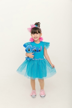 Fantasia Vestido Lilo e Stitch Azul