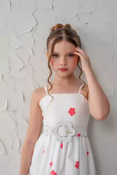 Vestido luxo + cinto roupa - comprar online