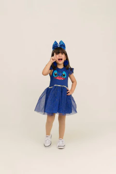Fantasia Vestido Lilo e Stitch azul - loja online