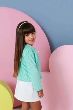Vestido + casaco + tiara conjunto inverno infantil - Flor e Liz Boutique