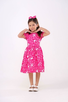Vestido + laço de cabelo Barbie - loja online