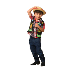 Colete menino junino São João festa junina - comprar online