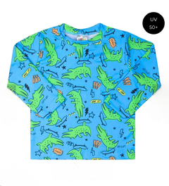 Kit Praia UV 3 Peças camisa UV Com Proteção Solar UV Jacaré Diju - comprar online