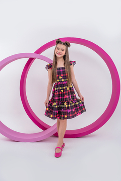 Vestido infantil coração
