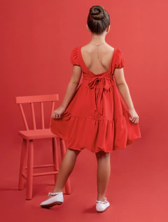 Vestido Bia Vermelho Natal na internet