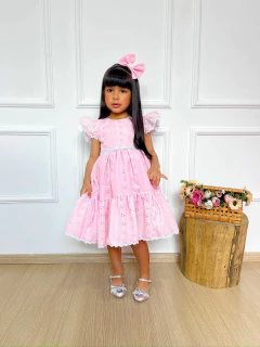 Vestido infantil Laise rosa