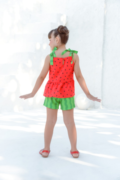 Conjunto infantil verão Melancia