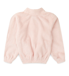 Casaco blusa infantil inverno plush pelúcia menina rosa bebê - comprar online